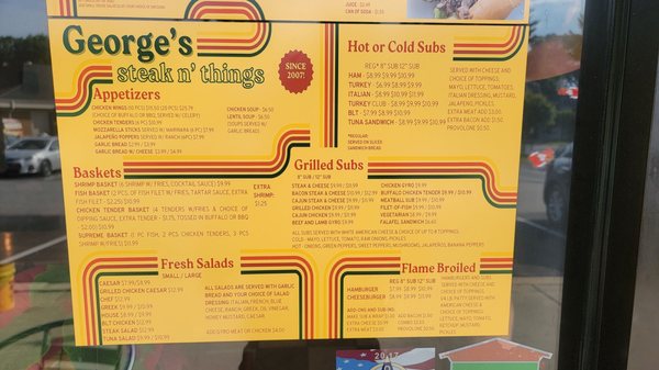 Menu photo 4 George's Steak N Things Fairfax Station, VA