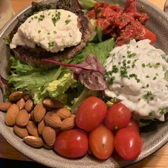 Halifax - Burger bowl (Mediterranean style) with danish beef patty. - Burgers Near Me - Copenhagen, 84
