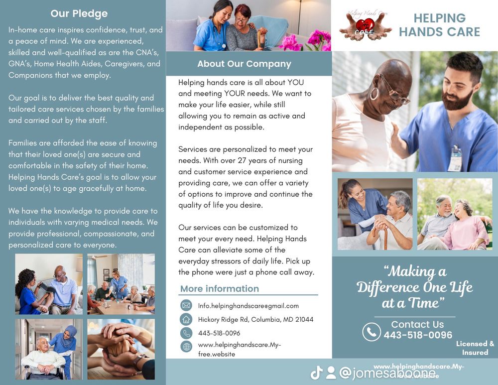 Helping Hands Cares - home care agency in Columbia, MD