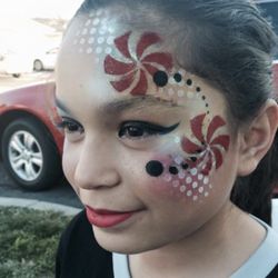 Face Painting with Glitter