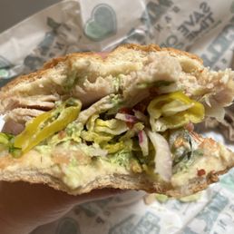 Mrs Pickle sandwich with the works Mrs Pickle sandwich with the works