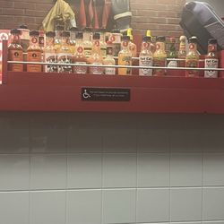 Firehouse Subs - Hot Sauce bar