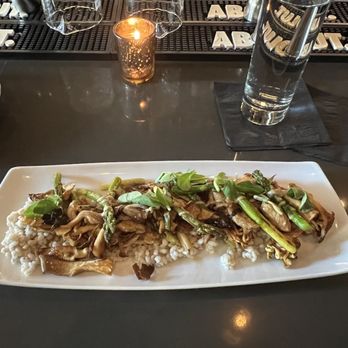 Siempre Algo - Mushroom and asparagus - New American Near Me - Pittsburgh, Pennsylvania