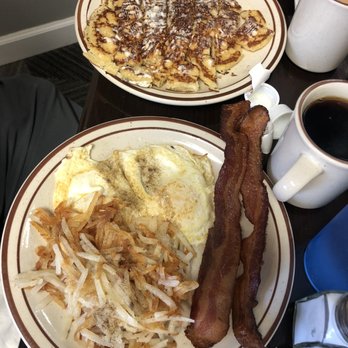 Ruth Ann's Restaurant - Choose your breakfast with bacon and pancake - Breakfast & Brunch Near Me - Columbus, Georgia Ruth Ann's Restaurant - Choose your breakfast with bacon and pancake - Breakfast & Brunch Near Me - Columbus, Georgia