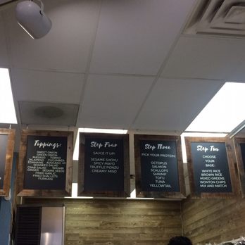 Poke King - Poke bowl menu. The spicy mayo and truffle ponzu sauce combo was delicious! - Poke Near Me - Reno, Nevada Poke King - Poke bowl menu. The spicy mayo and truffle ponzu sauce combo was delicious! - Poke Near Me - Reno, Nevada