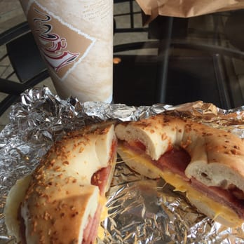 Roxbury Bagel & Deli - Taylor ham, egg,& cheese special on onion bagel! - Bagels Near Me - Succasunna, New Jersey