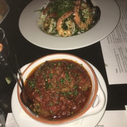 Giallo Wine Bar - Prawns and meatballs, superb (and my company.. )
