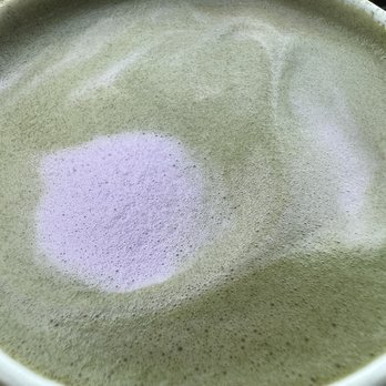 Wall Writers Coffee - Ube matcha latte - Coffee & Tea Near Me - Irvine, California Wall Writers Coffee - Ube matcha latte - Coffee & Tea Near Me - Irvine, California