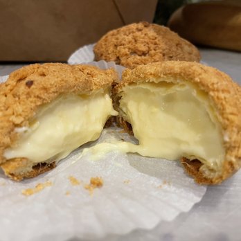 CA Bakehouse - Durian Choux 1/1/23 - Bakeries Near Me - San Jose, California
