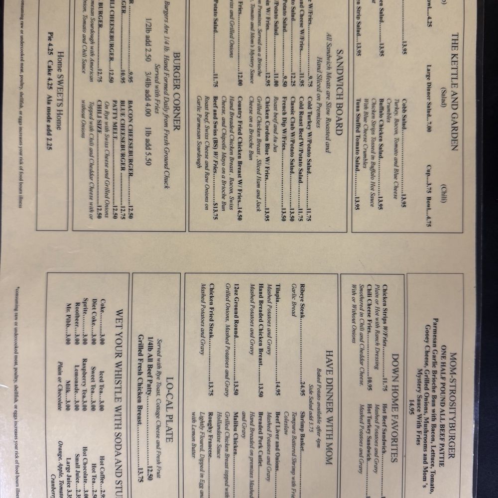 Mom's Diner - menu - Diners Near Me - Pahrump, Nevada Mom's Diner - menu - Diners Near Me - Pahrump, Nevada