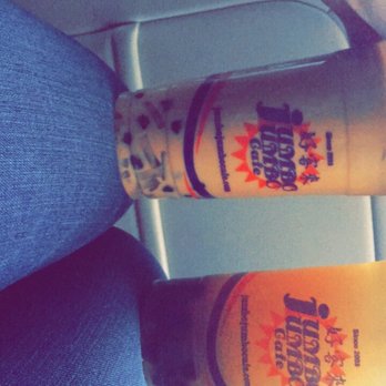 Tea Taiei - coffee milk tea with lychee and bubbles (left) jasmine green tea with bubbles (right) - Taiwanese Near Me - Germantown, Maryland Tea Taiei - coffee milk tea with lychee and bubbles (left) jasmine green tea with bubbles (right) - Taiwanese Near Me - Germantown, Maryland