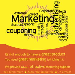 Amigo Consulting - Its not enough to have a great product. You need great marketing to highlight it! Amigo Consulting Ltd Marketing Flyer (front)