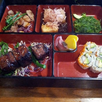 Kata Robata - Kobe beef Bento! Love :) so good - Sushi Bars Near Me - Houston, Texas