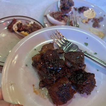 Killen's Barbecue - Deviled eggs with brisket in the back and Pork Belly Burnt Ends in the front - Barbeque Near Me - Pearland, Texas Killen's Barbecue - Deviled eggs with brisket in the back and Pork Belly Burnt Ends in the front - Barbeque Near Me - Pearland, Texas