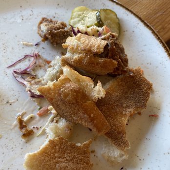 The Table - Inedible because ether soggy bread or breading without any chicken meat - New American Near Me - San Jose, California