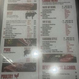 Menu Menu