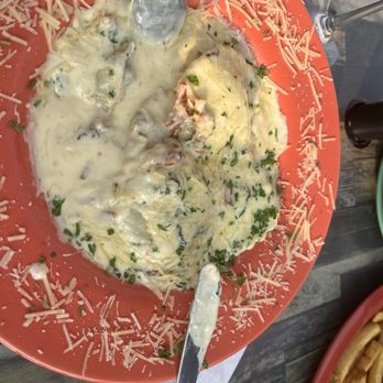 Olde Forge Restaurant - Mushroom ravioli in a cream sauce- YUMMMM - American Near Me - Lanesborough, Massachusetts