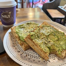 Cappuccino and avocado toast Cappuccino and avocado toast