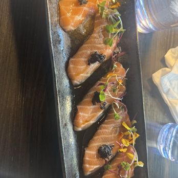 Mikomi Sushi Alhambra - Salmon Truffle Carpaccio - Sushi Bars Near Me - Alhambra, California