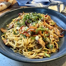 Szechuan Noodles - tasty but on the salty side