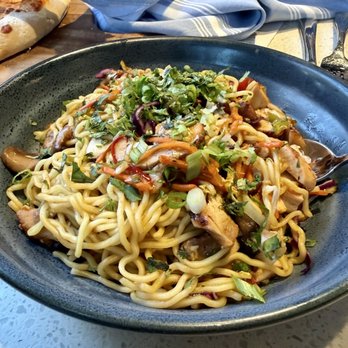 Kitchen Social - Szechuan Noodles - tasty but on the salty side - American Near Me - Gaithersburg, Maryland