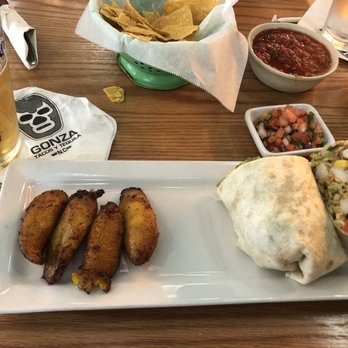 Gonza Tacos Y Tequila - Burrito El Guapo-shrimp (w/pico on side) - Mexican Near Me - Cary, North Carolina