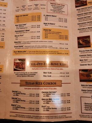 Menu photo 3 Texas Roadhouse Monaca, PA