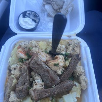 Big Back's Cajun Kitchen - Loaded Seafood Potato - Soul Food Near Me - Atlanta, Georgia