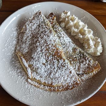 Farmhouse Cafe - 2 Banana crepes with powdered sugar and whipped cream - Breakfast & Brunch Near Me - Honolulu, Hawaii