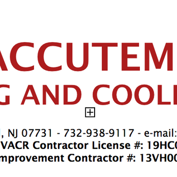 Accutemp Heating & Cooling, LLC - Heating & Air Conditioning/HVAC Near Me - Howell, New Jersey Accutemp Heating & Cooling, LLC - Heating & Air Conditioning/HVAC Near Me - Howell, New Jersey