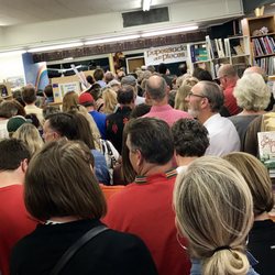 Paperbacks And Pieces - Well, we know 200-300 people fit in this store!