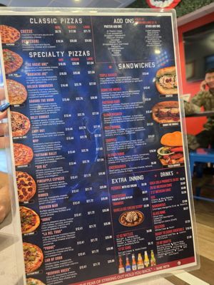Menu photo 1 Sluggers Tucson, AZ Menu photo 1 Sluggers Tucson, AZ