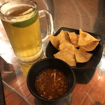 99 Pocha - Complimentary chips and sweet and sour sauce - Korean Near Me - Carrollton, Texas 99 Pocha - Complimentary chips and sweet and sour sauce - Korean Near Me - Carrollton, Texas