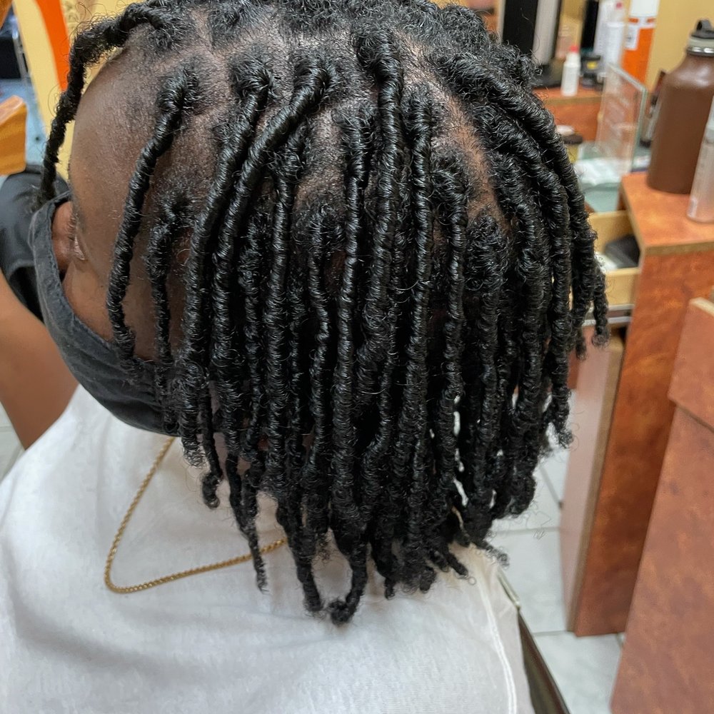 Mind Body Hair - Starter locs by Ms. Ebony - Hair Salons Near Me - The Bronx, New York Mind Body Hair - Starter locs by Ms. Ebony - Hair Salons Near Me - The Bronx, New York