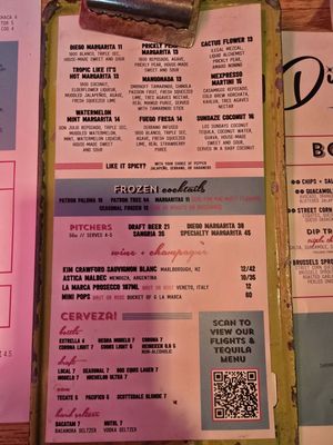 Menu photo 2 Diego Pops Scottsdale, AZ
