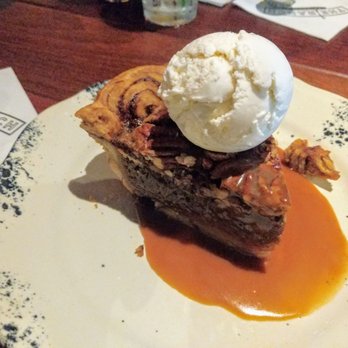 The Ranch - Route 66 Pecan Pie - House ice cream, praline caramel & cinnamon bun crust - Steakhouses Near Me - Irving, Texas The Ranch - Route 66 Pecan Pie - House ice cream, praline caramel & cinnamon bun crust - Steakhouses Near Me - Irving, Texas