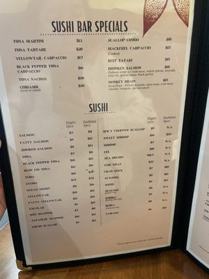 Menu photo 2 Mamasan Sushi Houston, TX Menu photo 2 Mamasan Sushi Houston, TX