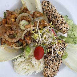 Schloßwache - Salat mit Pfifferlingen und Feta