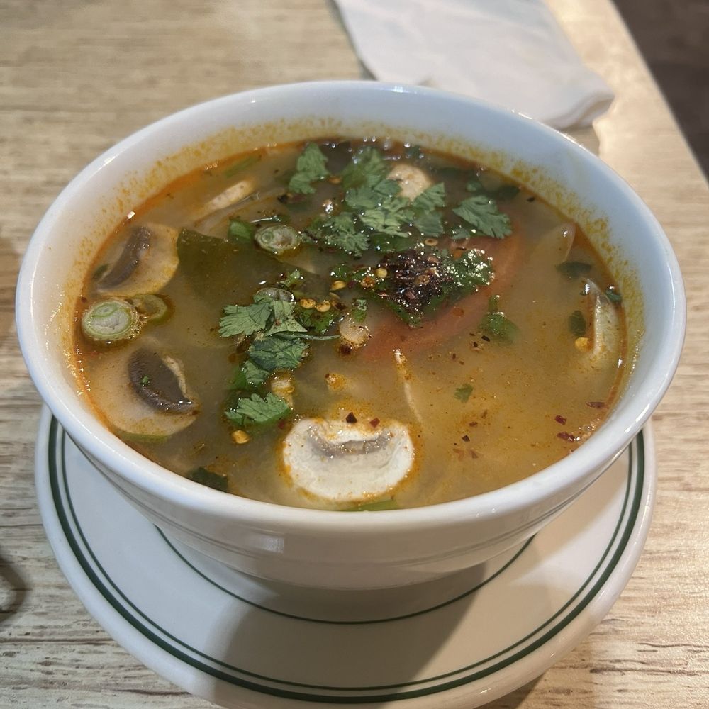 Tom yum soup. So good. Tom yum soup. So good.