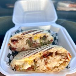 The Polished Bean - Breakfast Burrito - Surprisingly goood! Hash browns needed to be crispier but otherwise really enjoyed it and very random low key spot..