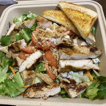 Zaxbys - Blue Zalad with blackened chicken - Chicken Wings Near Me - Bristol, Tennessee Zaxbys - Blue Zalad with blackened chicken - Chicken Wings Near Me - Bristol, Tennessee
