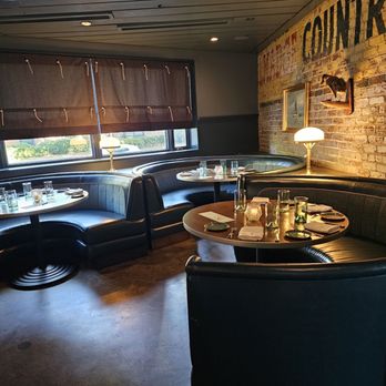 The Optimist - Swanky booths - Seafood Near Me - Atlanta, Georgia