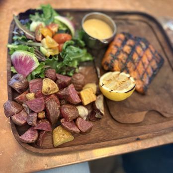 Harbor Bar & Grill - Steelhead and tricolored potatoes - Seafood Near Me - Eastsound, Washington