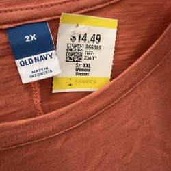 A used old navy dress for $14.39 when you could purchase it new for $7!!! Highway robbery on free items donated!!!!