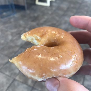 Krispy Kreme - Original glazed (couldn't even wait to take the pic) - Donuts Near Me - Charlottesville, Virginia
