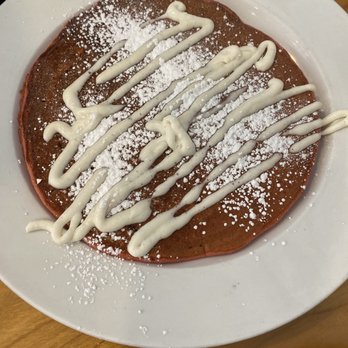 Mikayla's Cafe - Red Velvet Griddle Cakes - American Near Me - Santa Clara, California Mikayla's Cafe - Red Velvet Griddle Cakes - American Near Me - Santa Clara, California