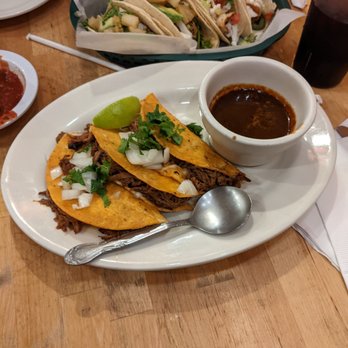 Soup And Taco Etc - Birria tacos (al pastor and shrimp in the background) - Mexican Near Me - Fredericksburg, Virginia