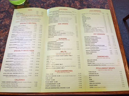 Menu photo 8 Occum Pizza Norwich, CT Menu photo 8 Occum Pizza Norwich, CT