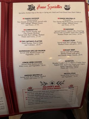 Menu photo 3 Red Viking Restaurant Solvang, CA
