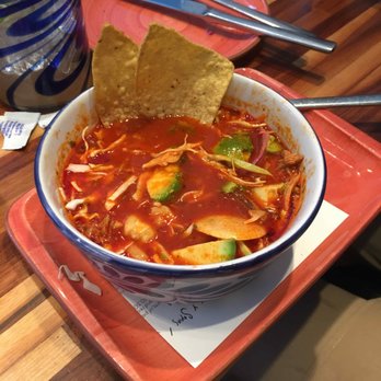 Oyamel - Pozole rojo (after adding in the side ingredients) - Mexican Near Me - Washington, DC, District of Columbia